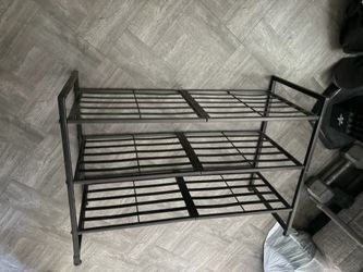 3 tier shoe rack