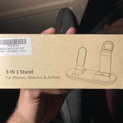 3 In 1 iPhone Stand Station