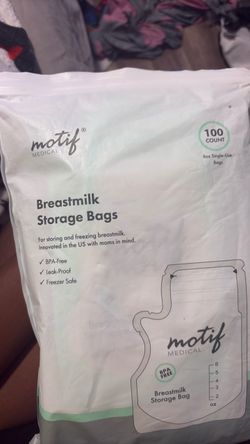 Breast milk bags