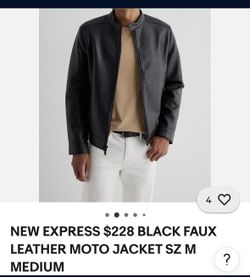 Express Faux Leather Size Medium