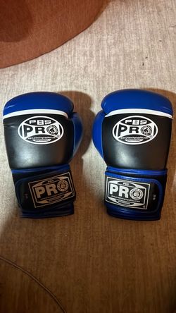 PBS Pro Boxing Gloves 12 oz Blue and Black
