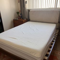 Purple Mattress & Bed Frame (full size) 