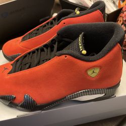Jordan 14 retro Ferrari size 8.5 new