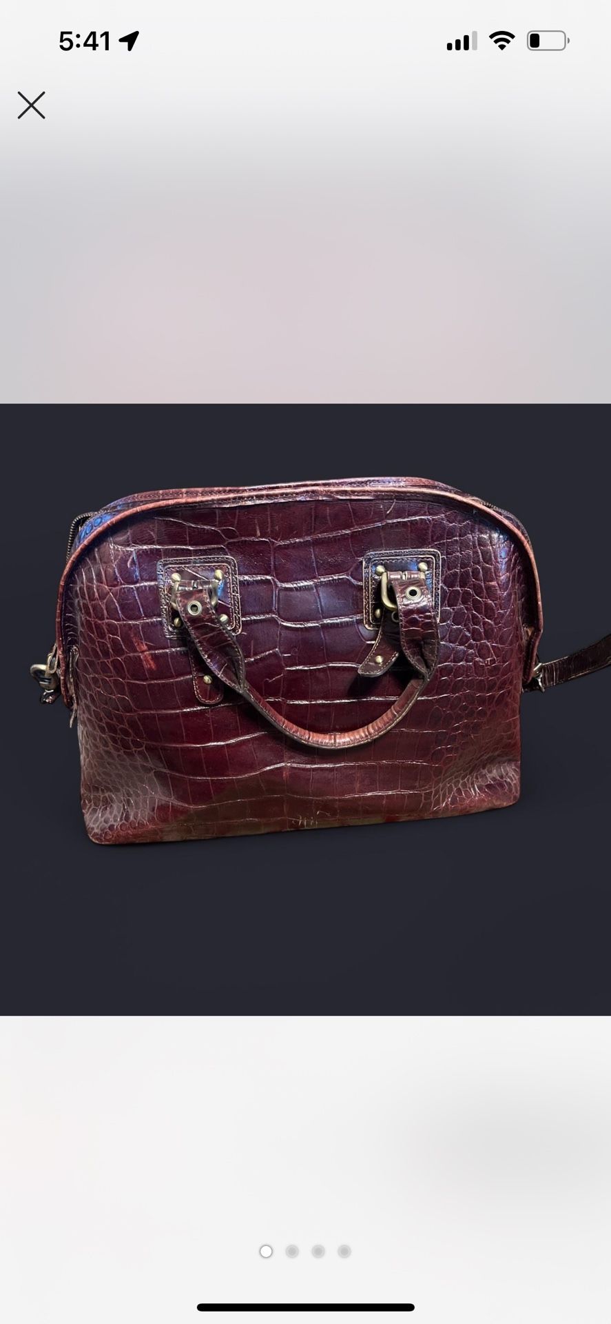 Maroon Purse 