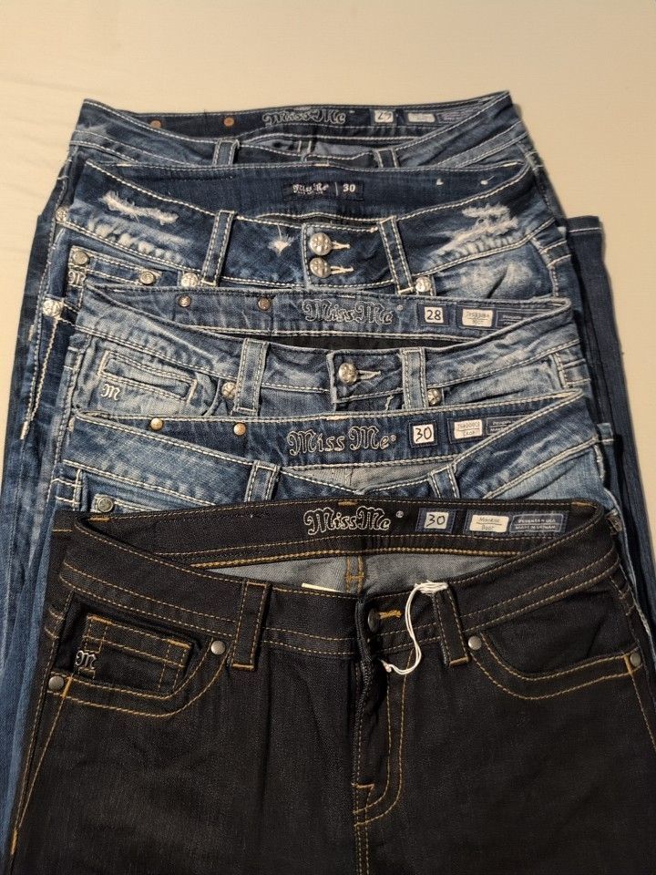 Miss Me Women's Jeans, Solid Darker Color And Never Worn