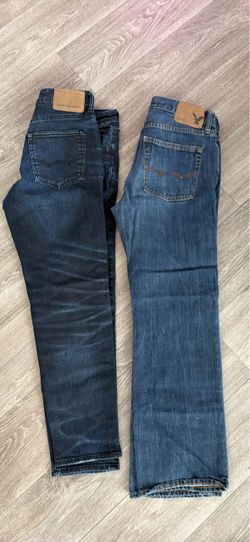 30x30 American Eagle Men’s Jeans – Lot of 2 – Dark & Medium Wash