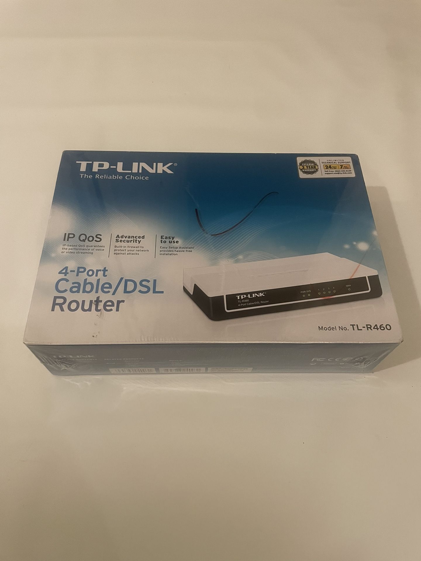 TP-LINK  4-Port Cable/DSL Router TL-R460