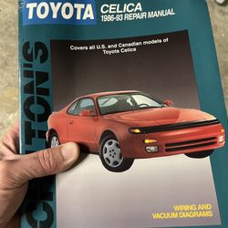 Chiltons Repair Manual For Toyota Celica