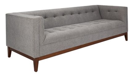Safavieh Garnet 82" Linen Tufted Sofa