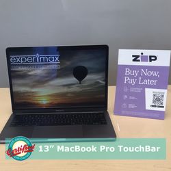 13” MacBook Pro  TouchBar 