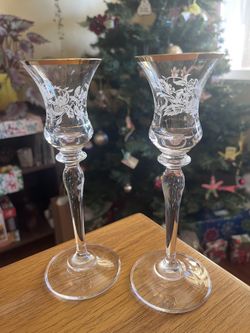 Glass Candle Holders