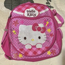 Small Pink Childs Hello Kitty Backpack