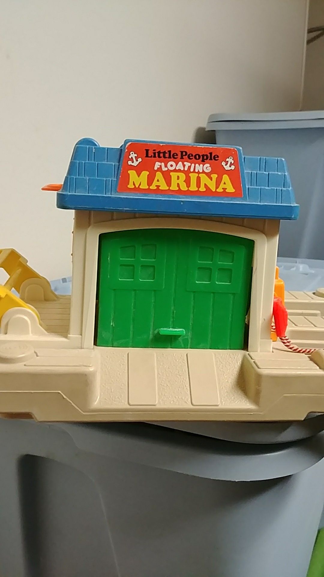 Vintage Fisher Price Little People Floating Marina