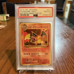 20th Anniversary Charizard PSA 10 