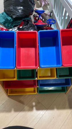 Plastic Kids Toys Organizer