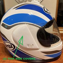 1990's Arai Helmet Shield Side Cover Holders
