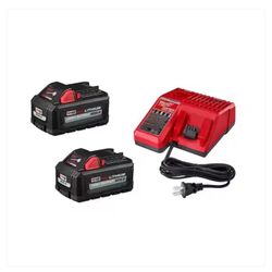 Milwaukee

M18 18-Volt Lithium-Ion High Output Starter Kit with Two 6.0 Ah Battery and Charger

, New  In Package. Firm