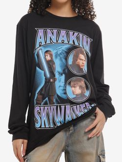 Star Wars Anakin Skywalker Darth Vader Collage Long-Sleeve T-Shirt New With Tags Size Large