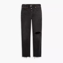 Levi’s Wedgie Straight Black Jeans