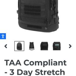 Mercury Tactical 3 Day Stretch Backpack TAA