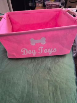 Toy box for dog toys