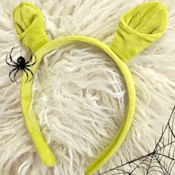 Green Plush Shrek ears Headband. Halloween costume accessory 💚🎃✨️