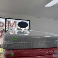 TWIN SIZE MEMORY FOAM MATTRESS & BOX SPRING BED SET