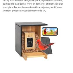 Bird Feeder With Solar Camera 
