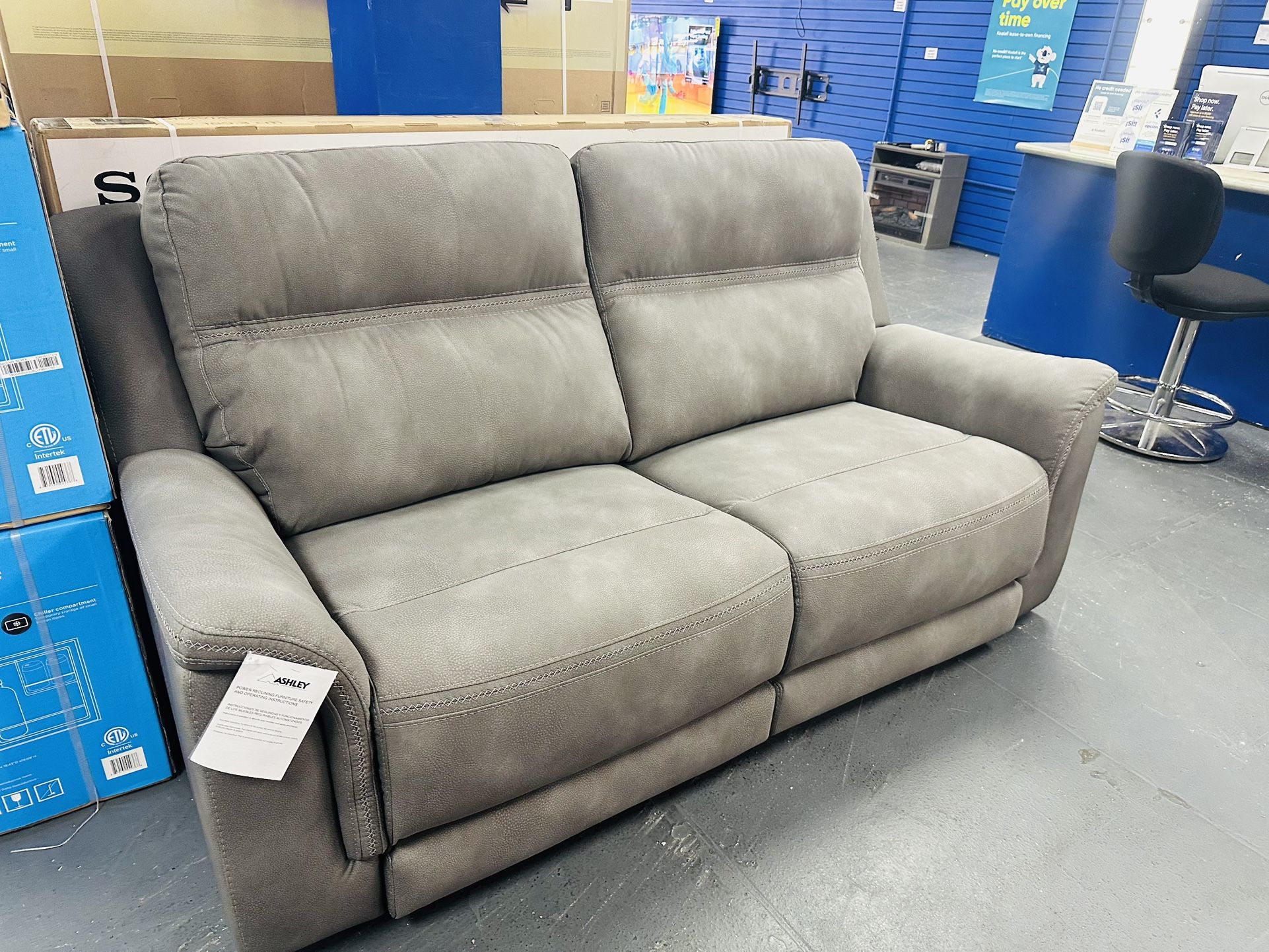 Next-Gen DuraPella Performance Fabric Dual Power Reclining Sofa