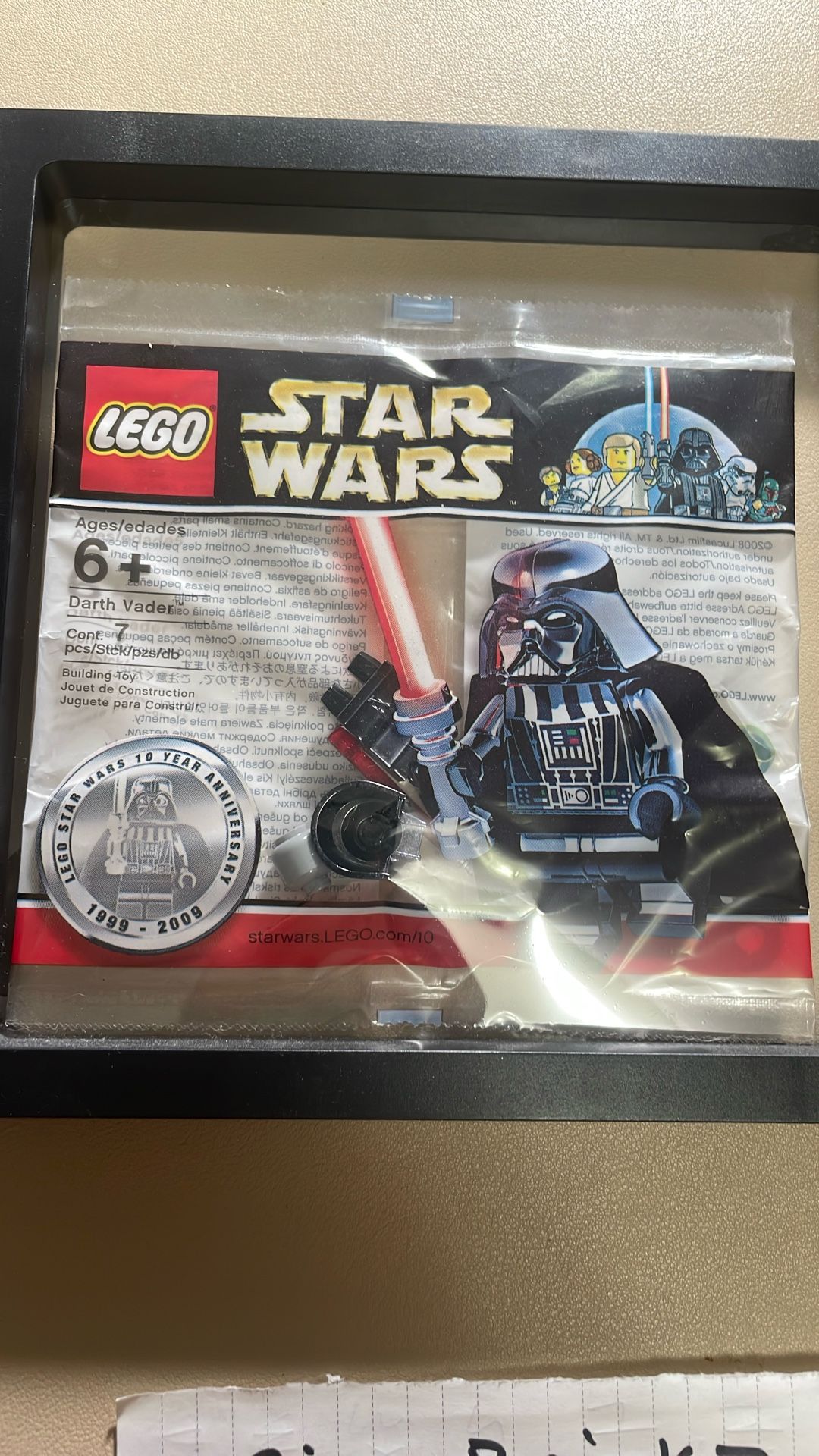 Lego Star Wars chrome Vader
