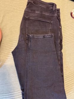 Zara skinny crop men’s Dark Gray Washed Denim Jeans