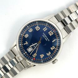 Tiffany & Co CT60 Automatic Blue Dial Stainless Watch 34668299 (A1D028495)
