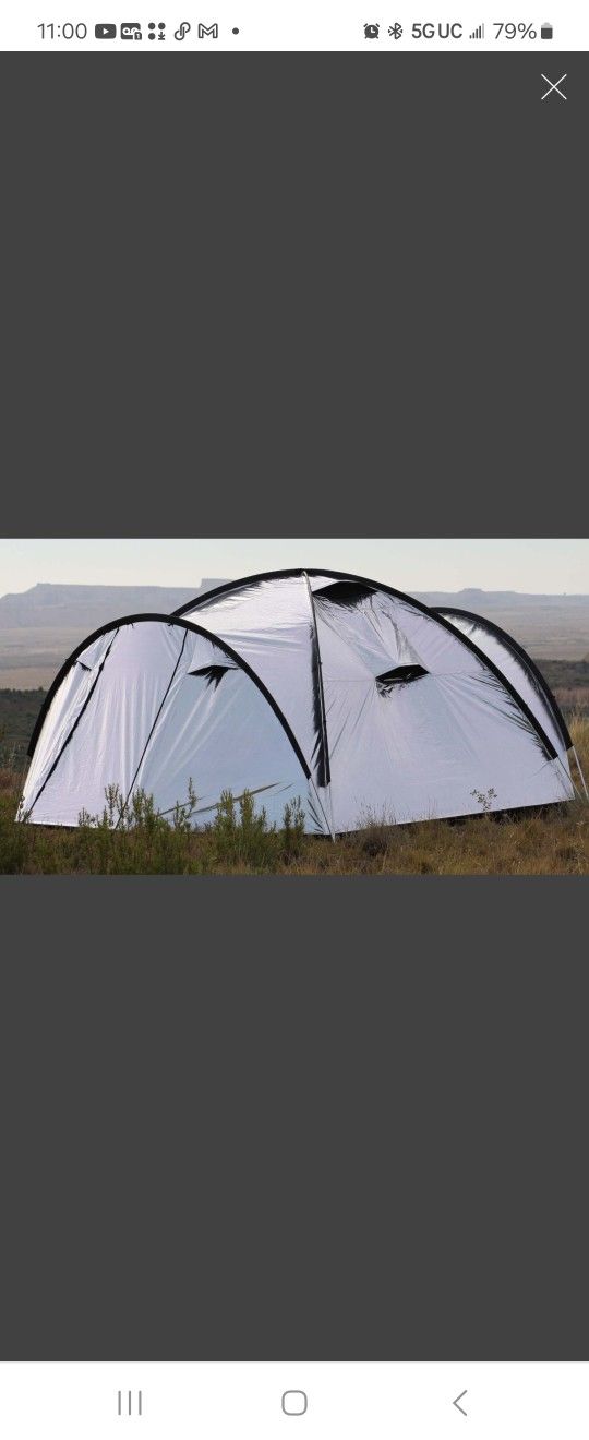 Outback Logic Siesta 4 Person Tent + Fans
