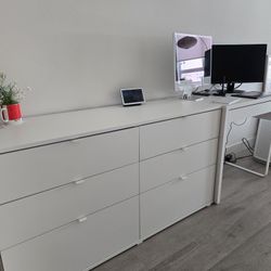 Ikea Dresser And Desk - Buy Together Or Separate 