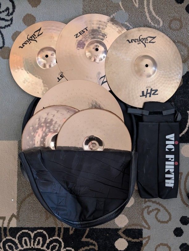 Set Of Zildjian Cymbals