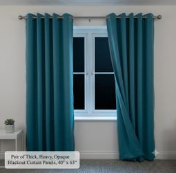 light blocking curtain panels x 2