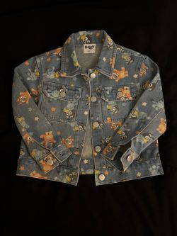 Bluey Jean Toddler Girl Jacket