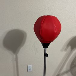Toy Punching Bag And Gloves