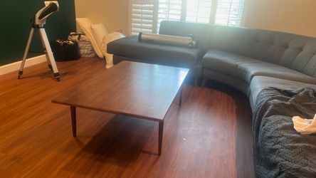 Authentic mcm walnut coffee table