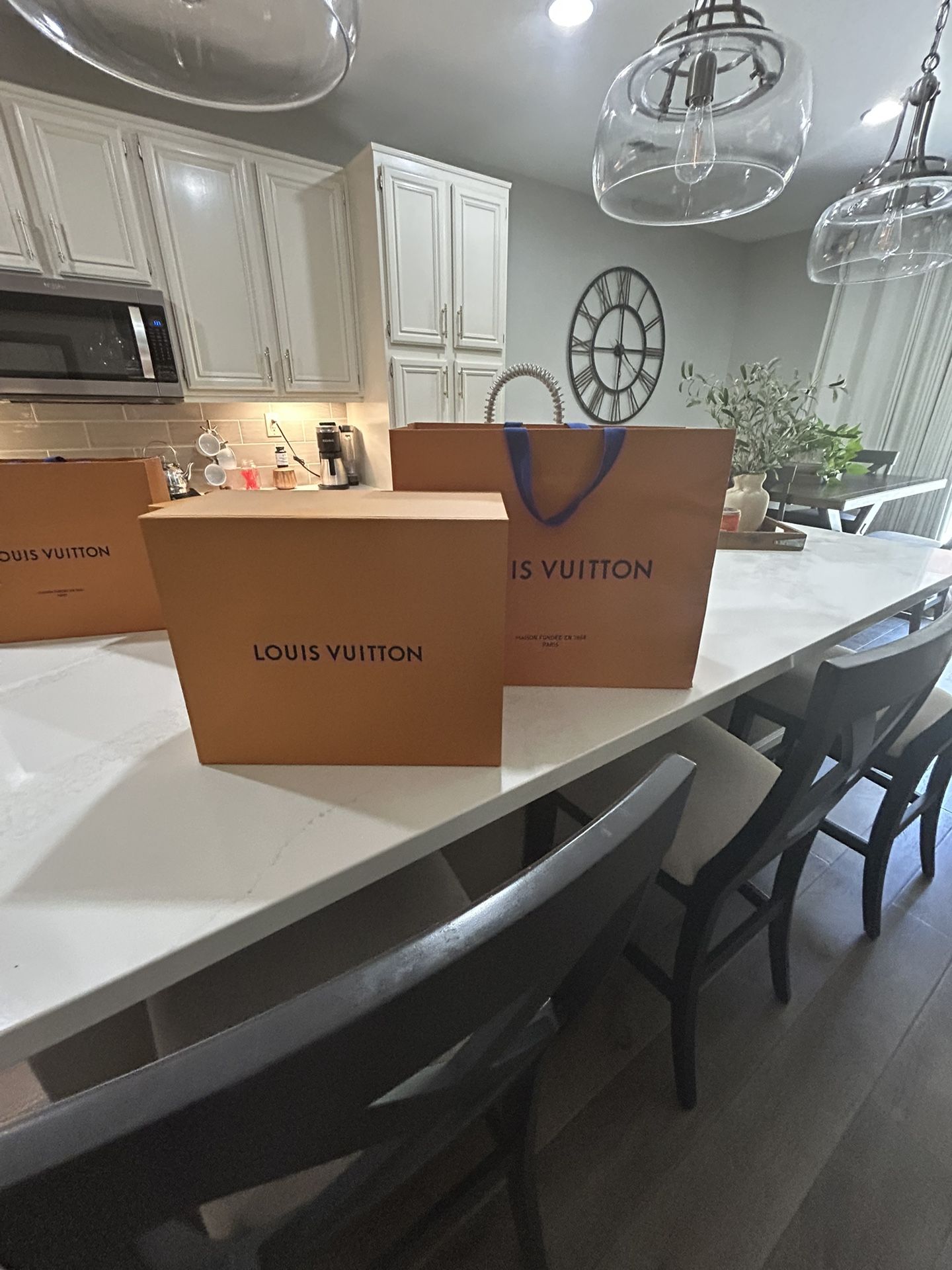 Authentic Louis Vuitton Bags And Boxes