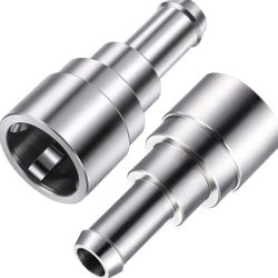 Dreyoo 2 Pack Replacement Coolant Connector Hose Connector Compatible with Buick/GMC/Lincoln/Outlet 3/4 Inch, Tube x 5/8 Inch