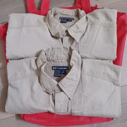 5-11 Tactical/ (2) Long Sleeve Shirts (Large)/ Used