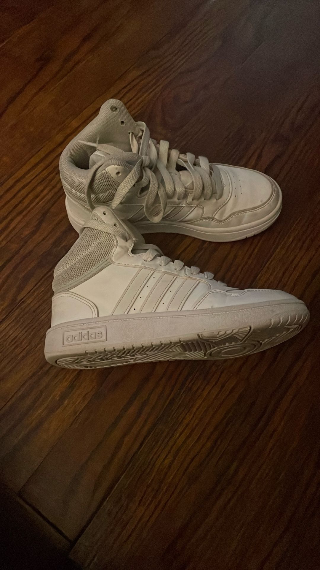 White kids adidas Size 13c