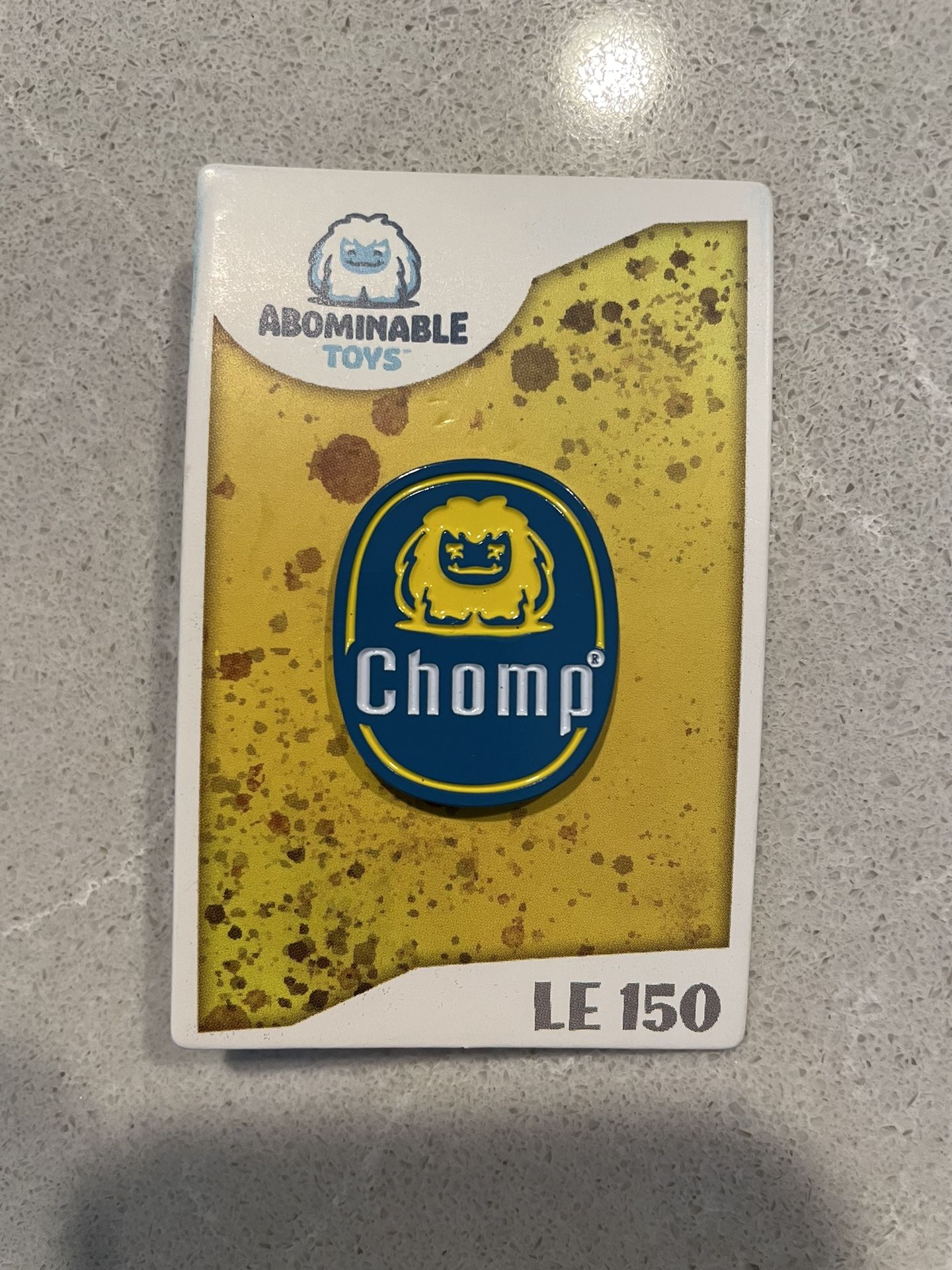 CHOMP Produce Pin *MINT* LE150 Abominable Toys Exclusive