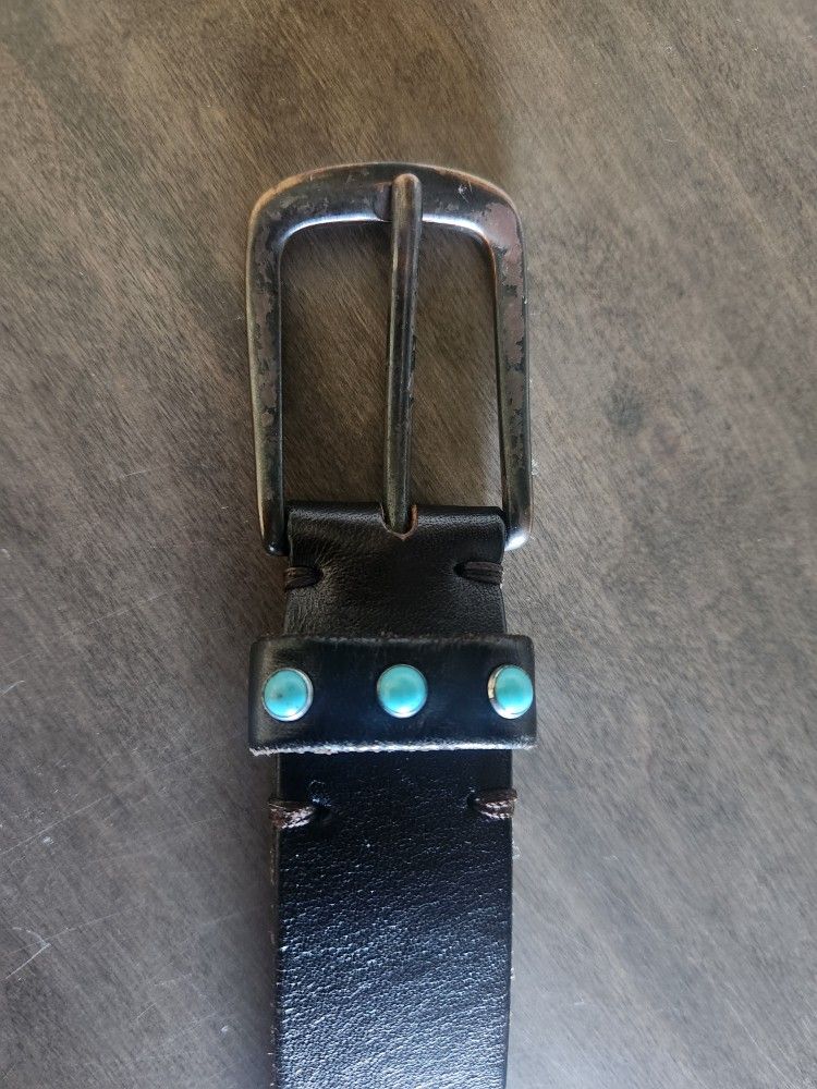 Johnny Was Leather Belt