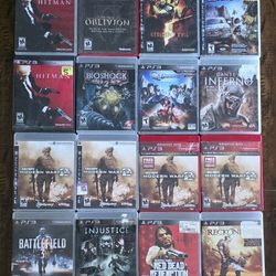 PS3 Action Game Bundle ($8 Each)