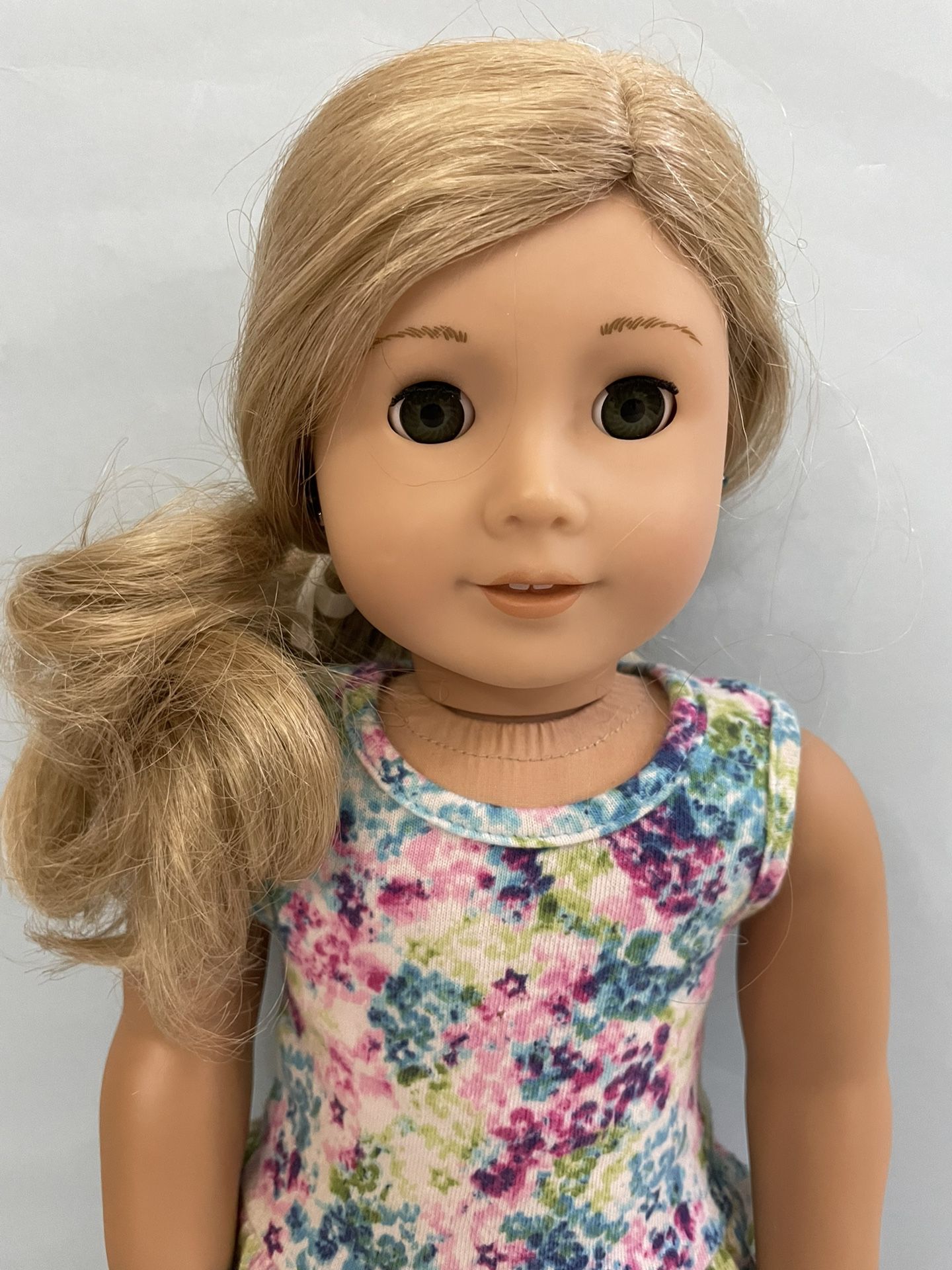 Retired American Girl Doll Just Like You #78 Blonde W Green Eyes 
