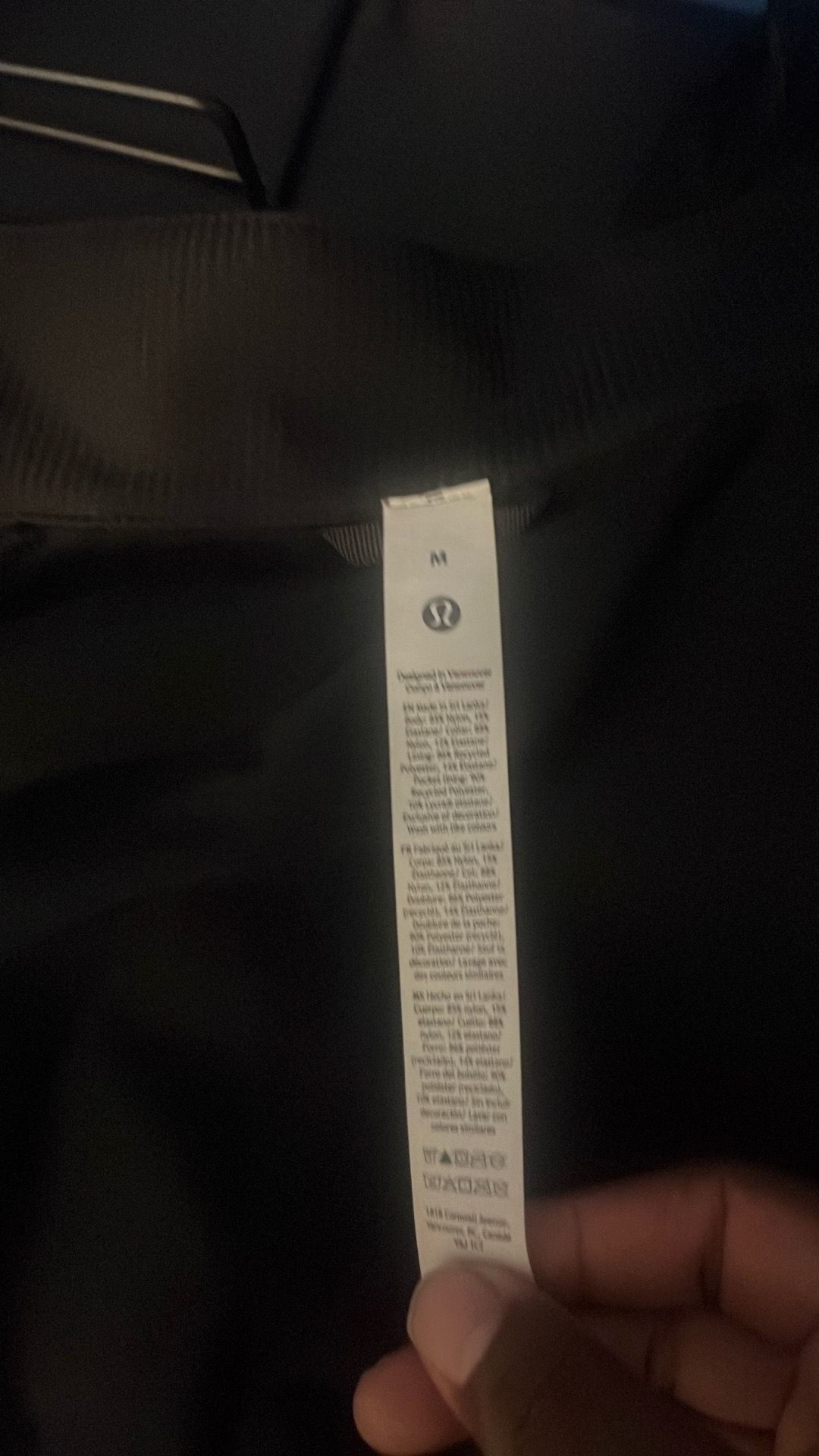Lululemon zip up Size M