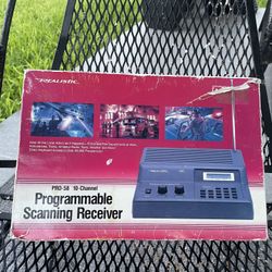 New in box Realistic Pro-58 Programmable Scanner