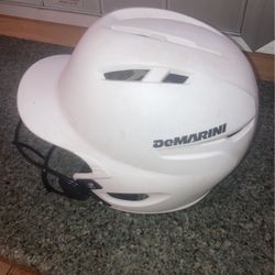 Demarini Helmet White 7 1/8 To 7 1/4